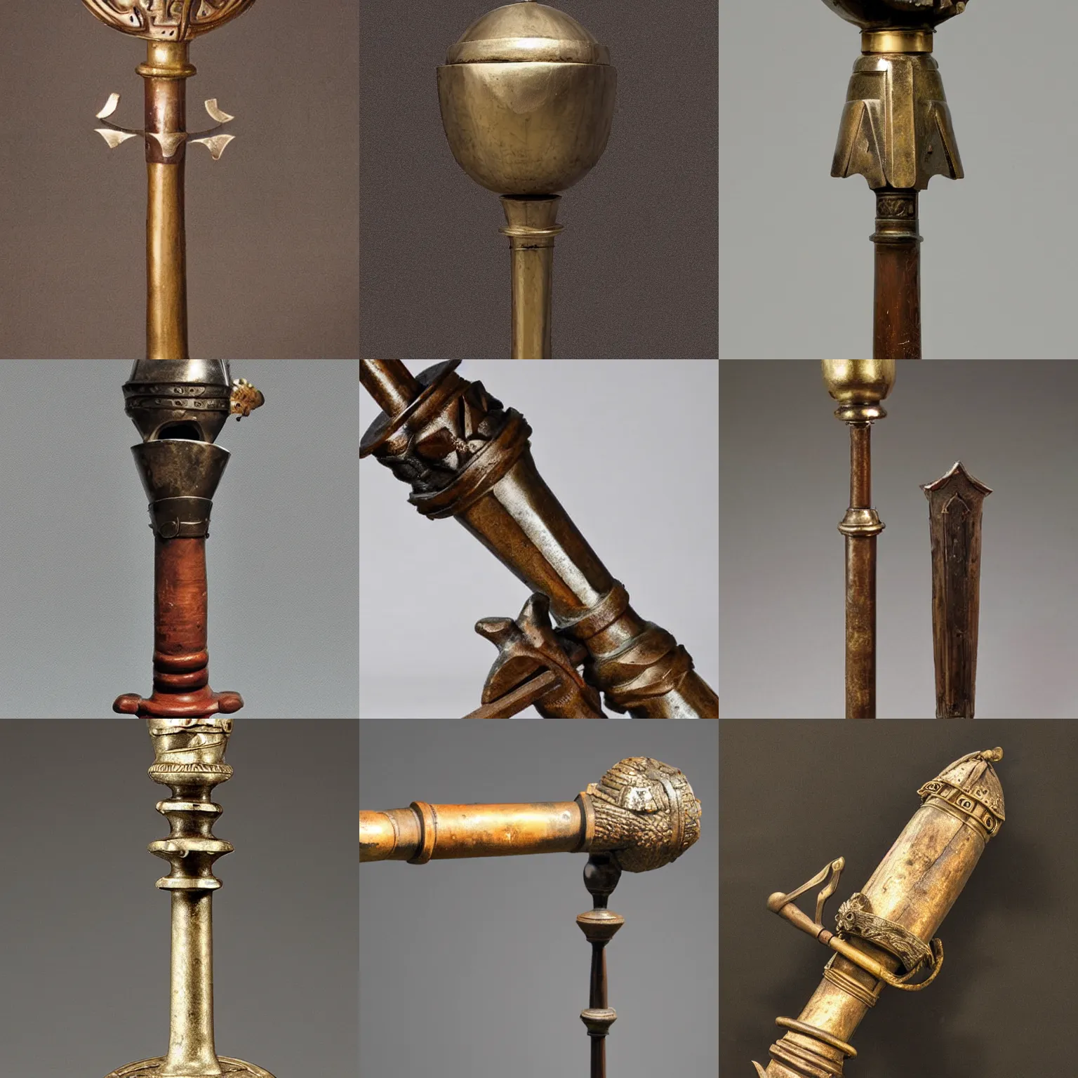Prompt: A medieval mace