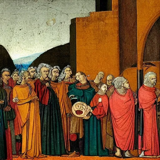 Image similar to Gluttony: Where those who overindulge exist. Dante encounters ordinary people here, not characters from epic poems or gods from mythology. The author Boccaccio took one of these characters, Ciacco, and incorporated him into his 14th-century collection of tales called The Decameron.