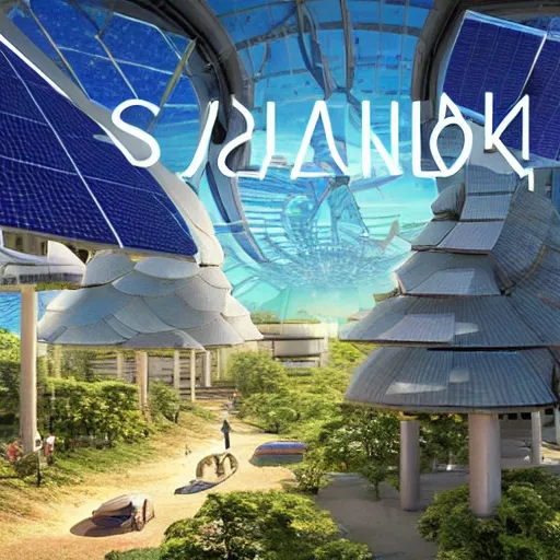 Prompt: solarpunk utopia