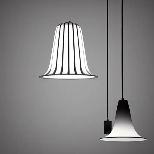 Image similar to pendant lamp by arne jacobsen, octane render