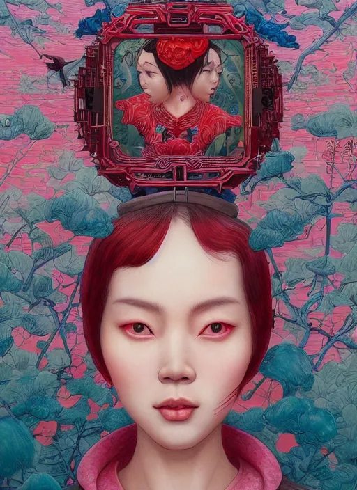 Prompt: Chinese :: by Martine Johanna and Simon Stålenhag and Chie Yoshii and Casey Weldon and wlop :: ornate, dynamic, particulate, rich colors, intricate, elegant, highly detailed, centered, artstation, smooth, sharp focus, octane render, 3d