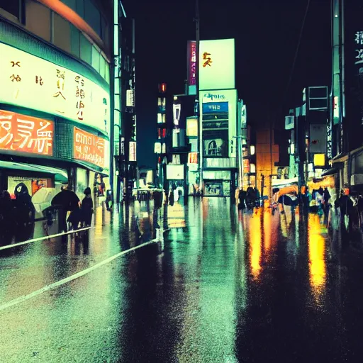 Image similar to rainy night in tokyo