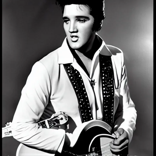 Prompt: Elvis Presley in 2018