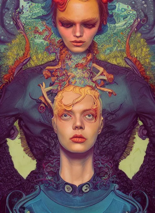 Prompt: flame portrait :: by Martine Johanna and Simon Stålenhag and Chie Yoshii and Casey Weldon and Guillermo del toro :: ornate, dynamic, particulate, rich colors, intricate, harper's bazaar, elegant, highly detailed, centered, artstation, smooth, sharp focus, octane render, 3d