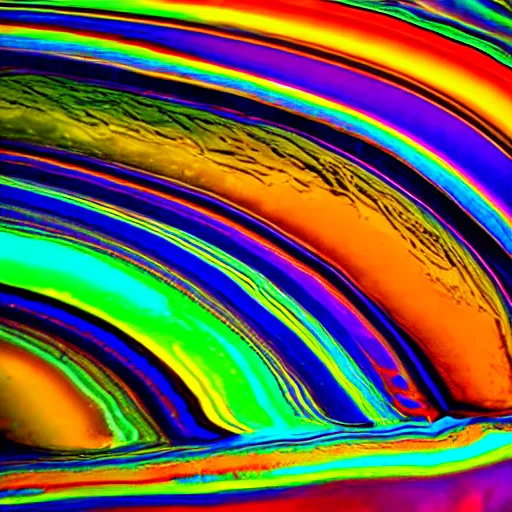 Prompt: glass colorful art relfection beauty refraction rainbow universe