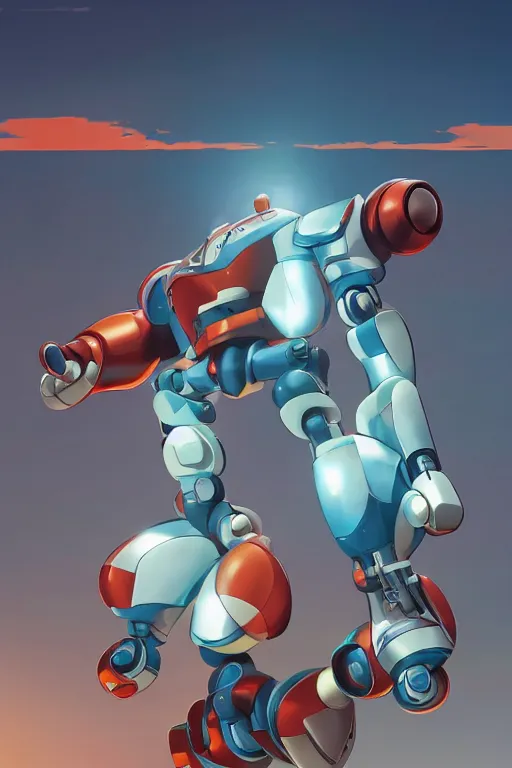 Image similar to metabots medabots medarotto medarot robot minimalist comics, behance hd by jesper ejsing, by rhads, makoto shinkai and lois van baarle, ilya kuvshinov, rossdraws global illumination ray tracing hdr radiating a glowing aura