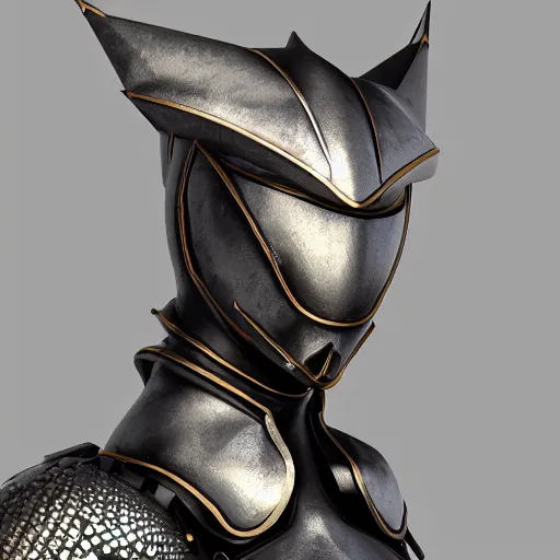 Image similar to stunning bust of a beautiful female knight, but as an anthropomorphic female dragon, well designed cute elegant female robot dragon head with slick LED eyes, well armored, sharp claws, HD octane render, fantasy, Artstation, Deviantart, Furaffinity