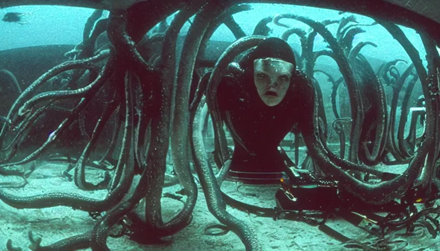 Big budget horror movie set in an undersea biolab | Stable Diffusion ...