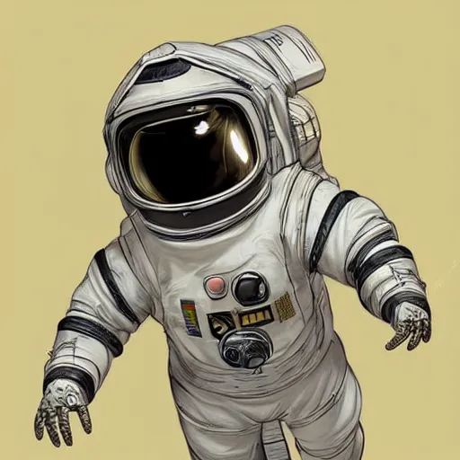 Image similar to a chinchilla in a astronaut suit, 3 d, sci - fi fantasy, intricate, elegant, highly detailed, lifelike, photorealistic, digital painting, artstation, illustration, concept art, sharp focus, art in the style of shigenori soejima