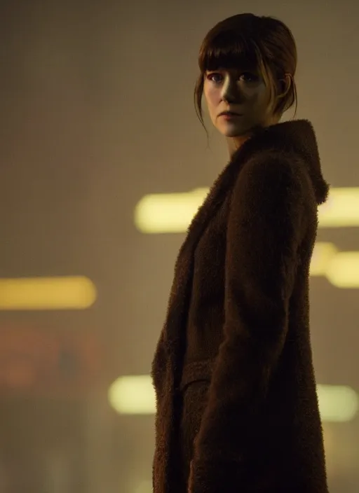 Image similar to film still of mary elizabeth winstead in blade runner 2 0 4 9, 8 k