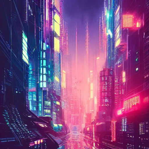 Image similar to A professional digital painting of a far-future cyberpunk city, shanghai, by Alena Aenami and blade runner and akira, trending on Artstation,