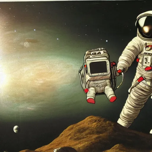 Image similar to hummel figuring of an astronaut