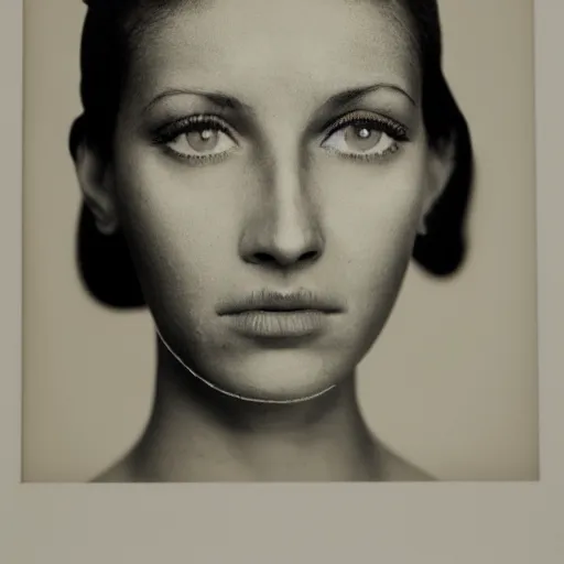 Image similar to photo of young woman by irving penn