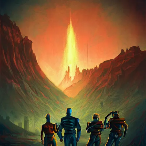 Prompt: fallout new vegas by anato finnstark