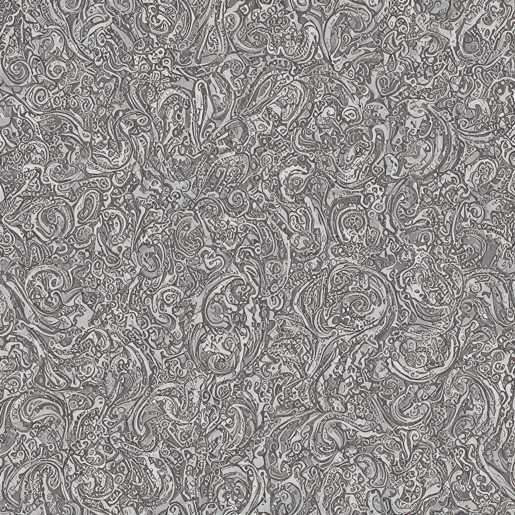 Image similar to beautiful ornamental pattern, detailed digital art