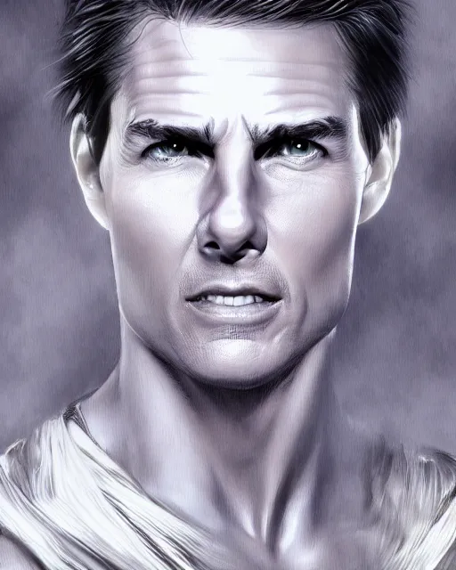 Prompt: Tom Cruise as a human mage, highly detailed face, realistic face, beautiful detailed eyes, fantasy art, in the style of artgerm, illustration, epic, fantasy, intricate, hyper detailed, artstation, concept art, smooth, sharp focus, ray tracing, vibrant, photorealistic