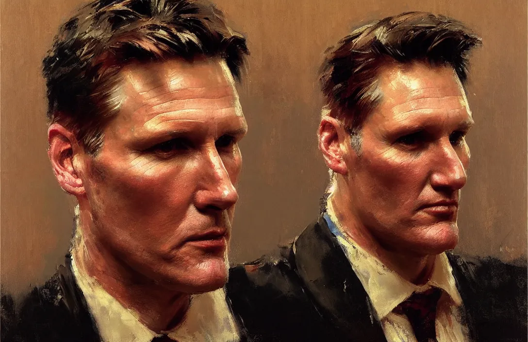 Prompt: portrait of keir starmer!!!!!!!!!!!!!!!!!!!!!!!!!!!, detailed face, detailed painting, epic lighting, by ilya repin, phil hale and kent williams