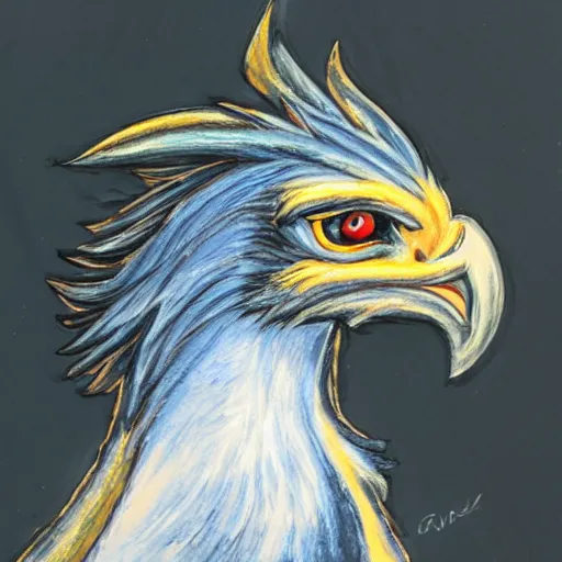 Image similar to a gryphon