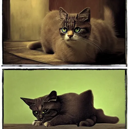 Image similar to Schrödinger's cat being both dead and alive, top image of all time on /r/ImaginaryMonsters subreddit