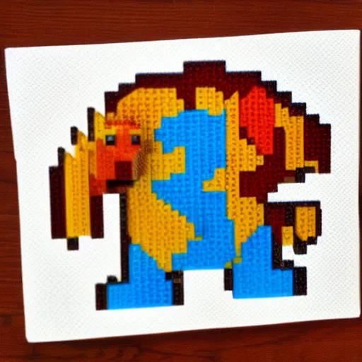 Image similar to Charmander lego