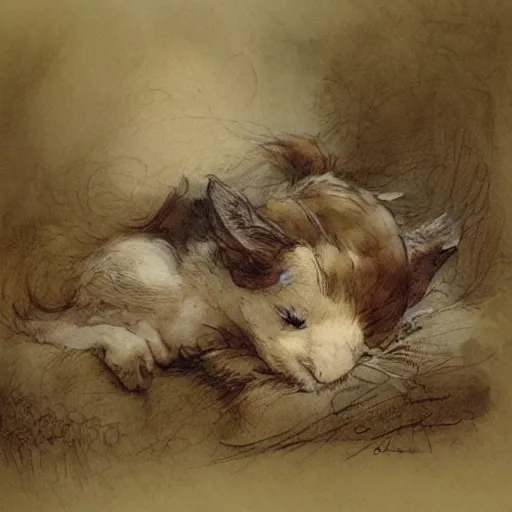 Prompt: ( ( ( ( ( nap time. muted colors. ) ) ) ) ) by jean - baptiste monge