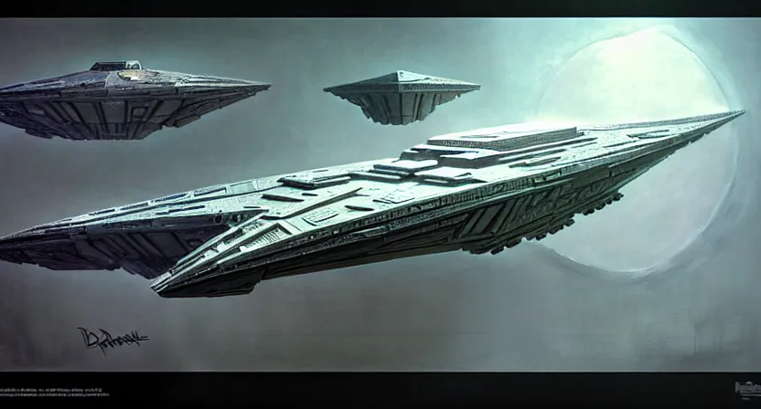 Image similar to the interior of an imperial star destroyer concept art by Doug Chiang cinematic, realistic painting, high definition, very detailed, extremely high detail, photo realistic, concept art, the Mandalorian concept art style