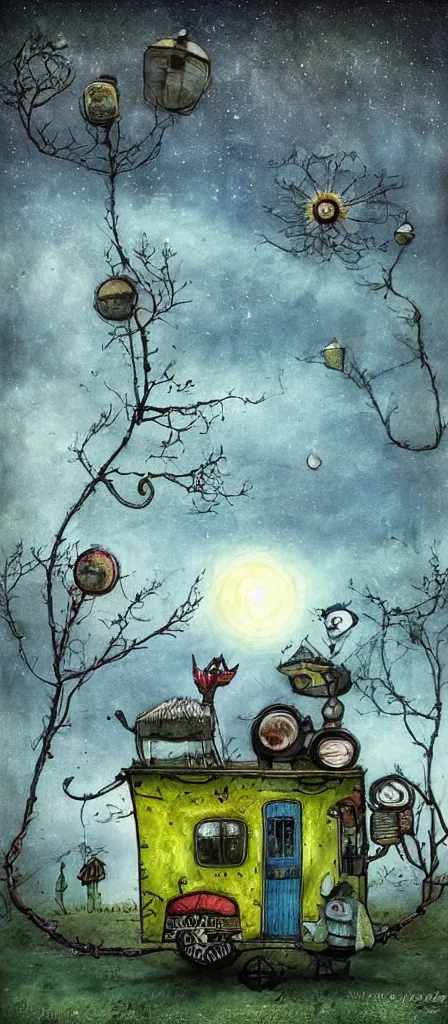 Image similar to a caravan by alexander jansson