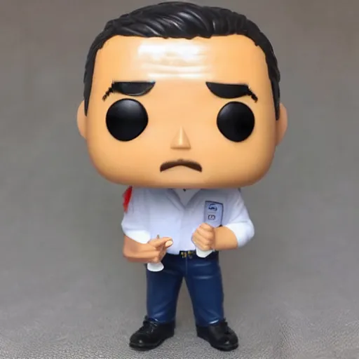 Image similar to A funko pop of Pedro Sánchez