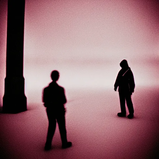 Image similar to a person in infrared