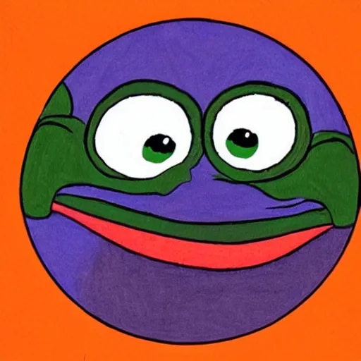 Image similar to pepe the frog under heatwave, drawn by Matt Furie