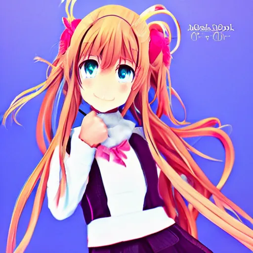 Image similar to monika, ddlc