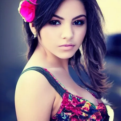 Image similar to beautiful mexican girl, pretty, gorgeous, alluring