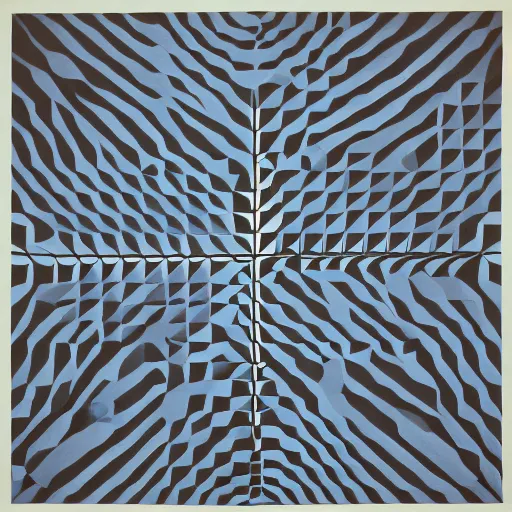 Image similar to art by victor vasarely