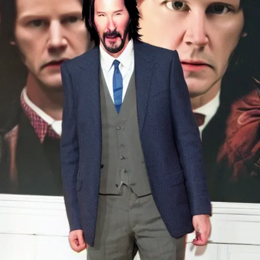 Image similar to Keanu reeves as eleventh doctor who