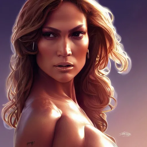 Prompt: full figure ultra realistic illustration, jennifer lopez as superman, intricate, elegant, highly detailed, digital painting, artstation, concept art, smooth, sharp focus, illustration, art by artgerm and greg rutkowski and alphonse mucha