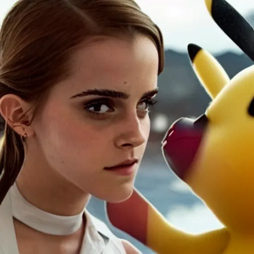 Image similar to photo of emma watson as pikachu