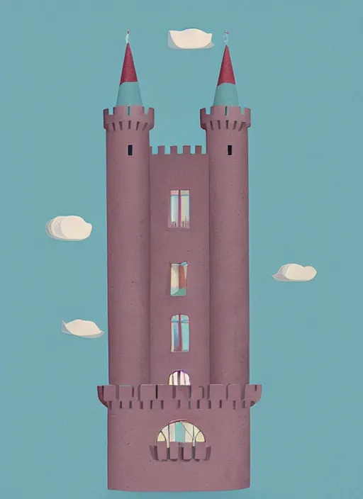 Image similar to Paper cut-out illustration of a castle in the clouds, Morgana Wallace,Fideli Sundqvist, Katrin Rodegast, Eiko Ojala