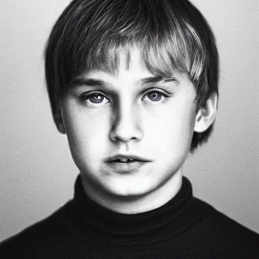 Image similar to A photo of putin teams up with a teenage putin, perfect faces, 50 mm, award winning photography