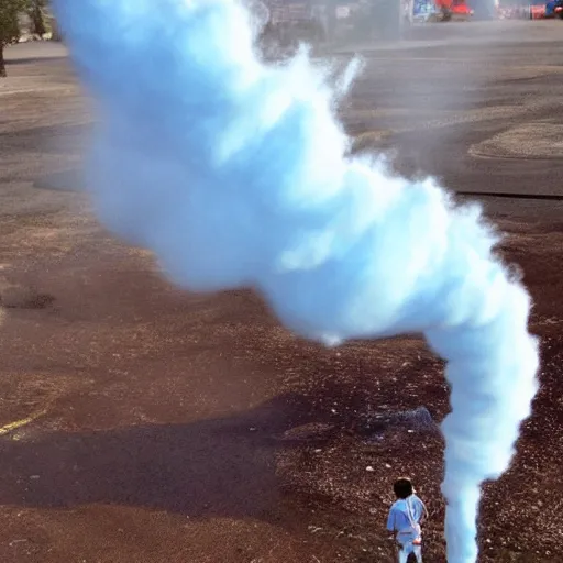 Image similar to a cotton candy tornado