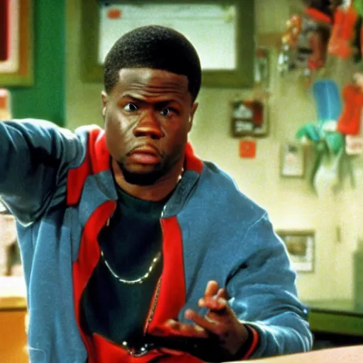 Image similar to a tv still of Kevin Hart starring in Boy Meets World (1993)