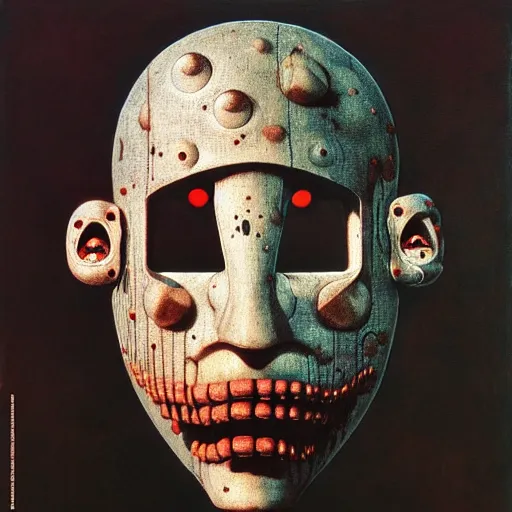 Image similar to covid - 1 9 mask compliance by otto dix, junji ito, hr ginger, jan svankmeyer, beksinski, claymation, hyperrealistic, aesthetic, masterpiece