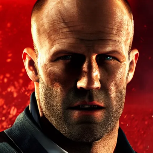 Image similar to Jason Statham in call of duty 4K detail