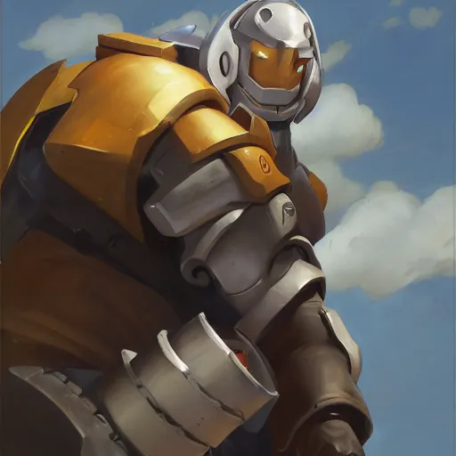 Image similar to greg manchess portrait painting of alphonse elric as overwatch character, medium shot, asymmetrical, profile picture, organic painting, sunny day, matte painting, bold shapes, hard edges, street art, trending on artstation, by huang guangjian and gil elvgren and sachin teng