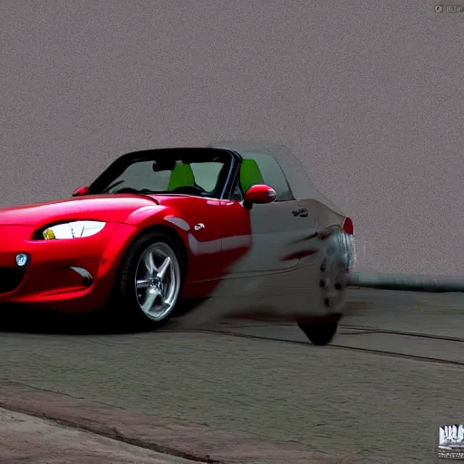 Prompt: sututututu mazda miata meme, realistic, hdr, clear image, hdd, rtx on, dynamic lighting,