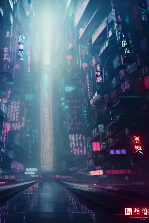 Image similar to hyperrealism, dreamland of chinese, ghost, sharp, slender and densely arranged teeth, futuristic, art deco, expressive, dystopian, cyberpunk, mecha, sss material, ominous, intricate, oc rendered, concept art, photorealistic, unreal engine render