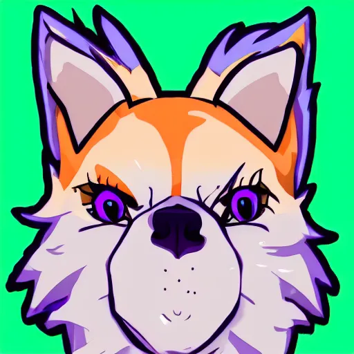 Image similar to a fursona headshot, trending on furaffinity, furry art