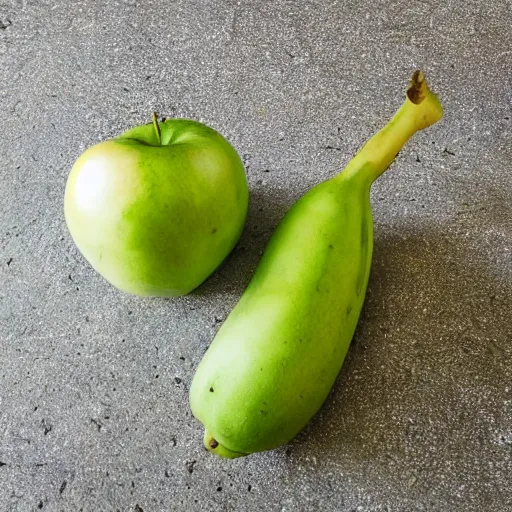 Image similar to An apple-banana hybrid, studio lighting, professional photography, 8k