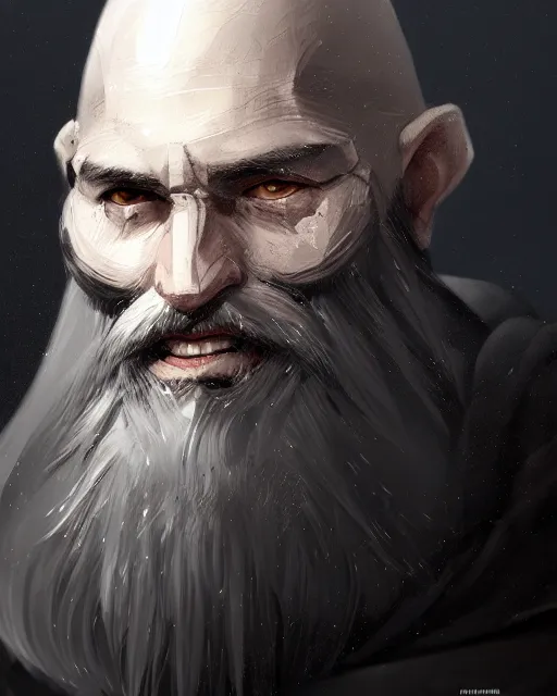 Prompt: a portrait of an old knight with short white beard, grim - lighting, high - contrast, intricate, elegant, highly detailed, digital painting, artstation, concept art, smooth, sharp focus, illustration