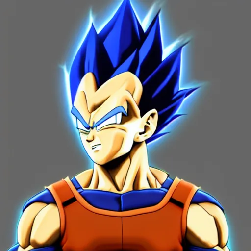 Image similar to vegeta, rendered in sfm