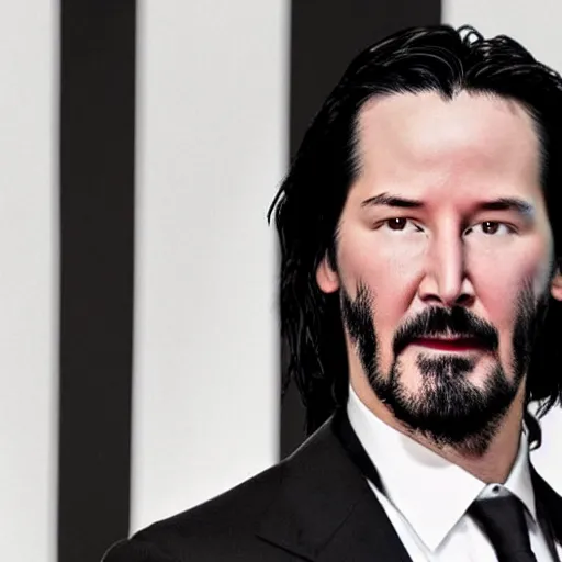 Prompt: robotic keanu reeves